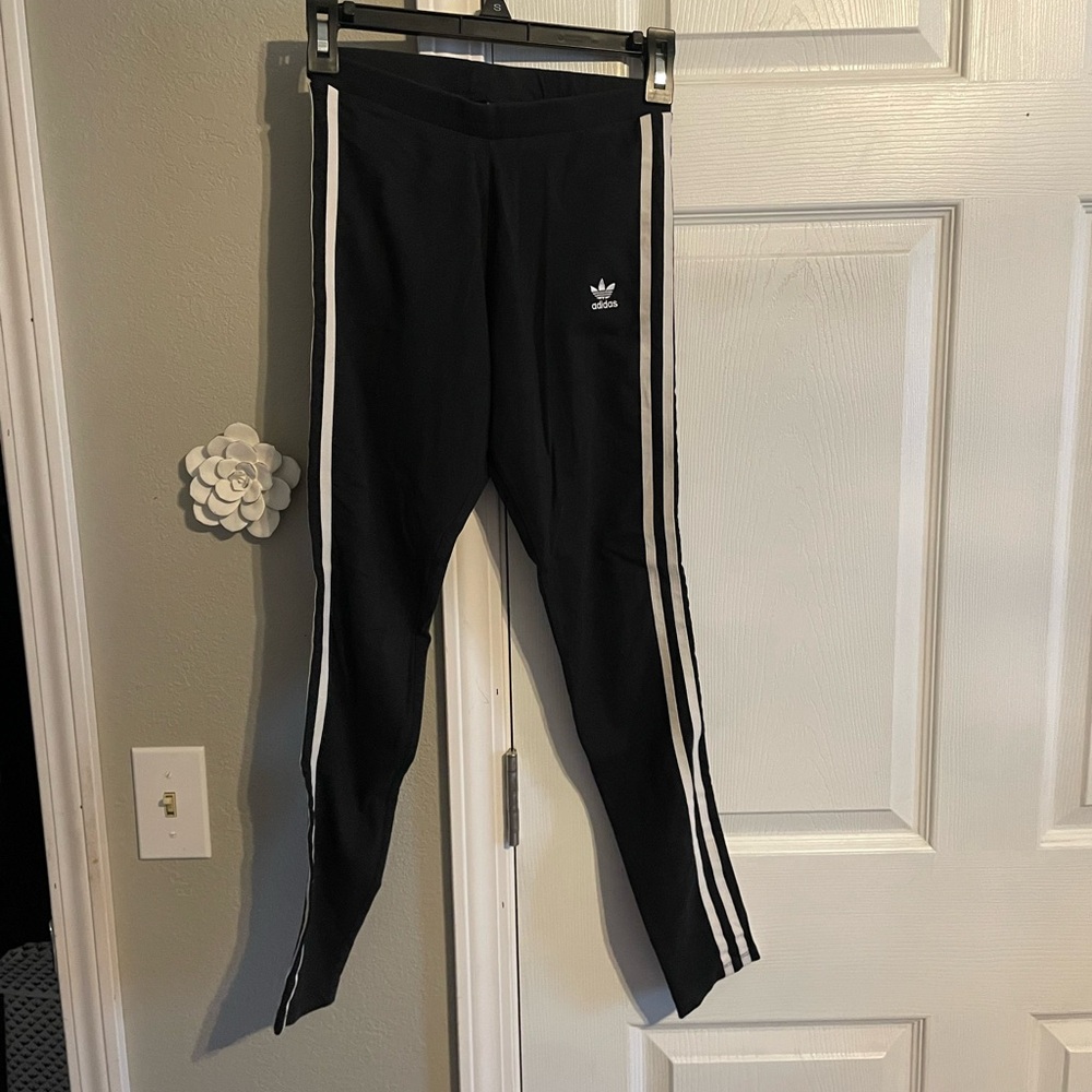 Adidas Kids Black Track Pants
